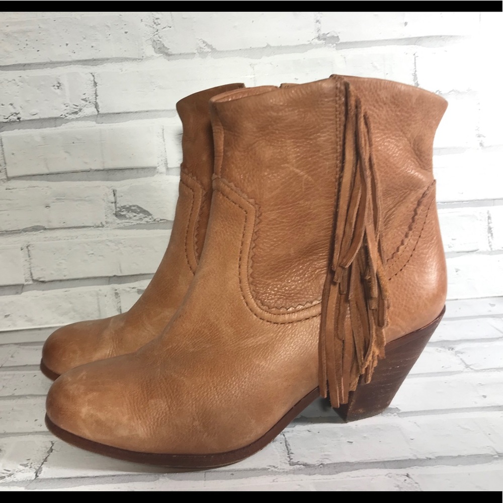 Sam Edelman Louie Fringe Ankle Boots
